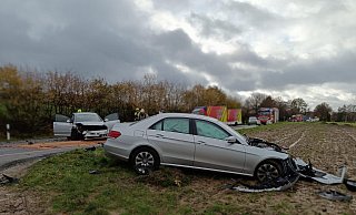 In Herford ist es am Freitagmittag zu einem Verkehrsunfall gekommen. - Claus Frickemeier In Herford ist es am Freitagmittag zu einem Verkehrsunfall gekommen. - Claus Frickemeier