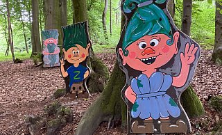 Die Figuren am Märchenwunderwald werden mit viel Liebe in Handarbeit von den Ehrenamtlern hergestellt. - Katharina Eisele Die Figuren am Märchenwunderwald werden mit viel Liebe in Handarbeit von den Ehrenamtlern hergestellt. - Katharina Eisele