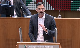 Der Paderborner FDP-Abgeordnete Marc Lürbke setzt sich seit Jahren gegen einen Nationalpark in OWL ein. - David Young Der Paderborner FDP-Abgeordnete Marc Lürbke setzt sich seit Jahren gegen einen Nationalpark in OWL ein. - David Young