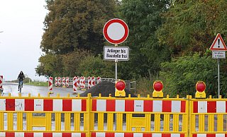 Für Anlieger ist die Diebrocker Straße weiterhin befahrbar. - Louisa Rabeneick Für Anlieger ist die Diebrocker Straße weiterhin befahrbar. - Louisa Rabeneick