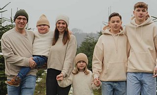 Die Familie Thalau aus Borgholzhausen hält immer zusammen. Jetzt brauchen David (v.l), Lenjo, Mareike, Vaida May, Mio und Jamie Lou Hilfe. - David Thalau Die Familie Thalau aus Borgholzhausen hält immer zusammen. Jetzt brauchen David (v.l), Lenjo, Mareike, Vaida May, Mio und Jamie Lou Hilfe. - David Thalau