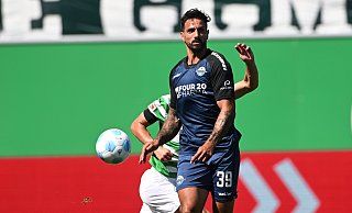 Gegen Greuther Fürth machte Adriano Grimaldi das einzige Tor des SC Paderborn. - Jens Niering / dpa Gegen Greuther Fürth machte Adriano Grimaldi das einzige Tor des SC Paderborn. - Jens Niering / dpa