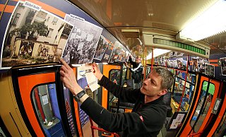 Zum 25. Stadtbahn-Geburtstag 2016 tapezierte Markus Olschewsky den Wagen 516 mit Fotos aus den 1990ern. - Wolfgang Rudolf Zum 25. Stadtbahn-Geburtstag 2016 tapezierte Markus Olschewsky den Wagen 516 mit Fotos aus den 1990ern. - Wolfgang Rudolf