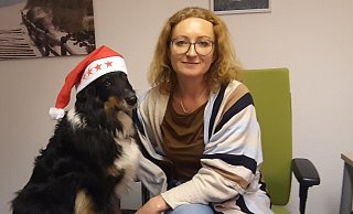 Agnes Pryczko berät Familien und Einzelpersonen in Krisensituationen. Ihr Hund "Thor" ist oft bei den Sitzungen dabei. - Privat Agnes Pryczko berät Familien und Einzelpersonen in Krisensituationen. Ihr Hund "Thor" ist oft bei den Sitzungen dabei. - Privat