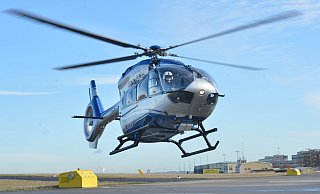 Auch mit einem Hubschrauber suchte die Polizei Gütersloh nach dem vermissten 55-Jährigen. - Symbolfoto/dpa Auch mit einem Hubschrauber suchte die Polizei Gütersloh nach dem vermissten 55-Jährigen. - Symbolfoto/dpa