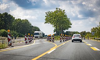 Die Baustelle in Höhe der Graphia-Brücke auf dem OWD wird ab nächster Woche abgeräumt. Foto: Mike-Dennis Müller - Mike-Dennis Müller / www.mdm.photo Die Baustelle in Höhe der Graphia-Brücke auf dem OWD wird ab nächster Woche abgeräumt. Foto: Mike-Dennis Müller - Mike-Dennis Müller / www.mdm.photo