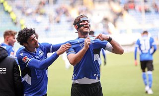 Arminia Bielefeld gewinnt am 24. Spieltag mit 3:1 gegen den SV Darmstadt 98. - Oliver Krato Arminia Bielefeld gewinnt am 24. Spieltag mit 3:1 gegen den SV Darmstadt 98. - Oliver Krato