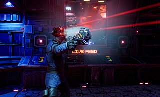 Das Remake von "System Shock" kombiniert das genre-definierende Gameplay des kultigen Originalspiels mit neuer HD-Grafik, aktualisierter Steuerung und völlig neuen Sounds und neuer Musik. - Nightdive Studios/Prime Matter Das Remake von "System Shock" kombiniert das genre-definierende Gameplay des kultigen Originalspiels mit neuer HD-Grafik, aktualisierter Steuerung und völlig neuen Sounds und neuer Musik. - Nightdive Studios/Prime Matter