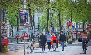 Noch bis Sonntag bestimmen die Wahlplakate der Parteien das Straßenbild in Bielefeld. - Sarah Jonek Fotografie Noch bis Sonntag bestimmen die Wahlplakate der Parteien das Straßenbild in Bielefeld. - Sarah Jonek Fotografie