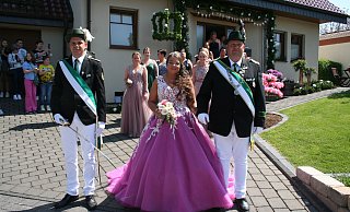Das Königspaar Roland und Britta Keiter. - Johannes Büttner Das Königspaar Roland und Britta Keiter. - Johannes Büttner
