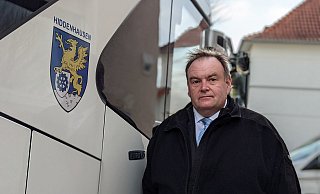 Olaf Pinno betreibt das gleichnamige Unternehmen für Omnibustouristik. - David Knapp Olaf Pinno betreibt das gleichnamige Unternehmen für Omnibustouristik. - David Knapp