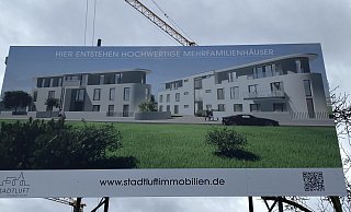 Mit dem Neubauprojekt sollen in Elsen insgesamt sechs neue Mehrfamilienhäuser entstehen. - Marc Schröder Mit dem Neubauprojekt sollen in Elsen insgesamt sechs neue Mehrfamilienhäuser entstehen. - Marc Schröder