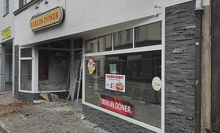 In dem Döner-Laden in der Höxteraner Innenstadt hat sich über die Weihnachtstage ein Großbrand entwickelt. - Svenja Ludwig In dem Döner-Laden in der Höxteraner Innenstadt hat sich über die Weihnachtstage ein Großbrand entwickelt. - Svenja Ludwig