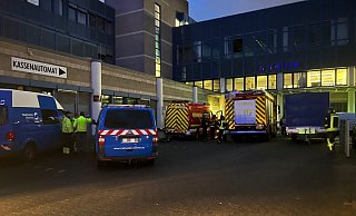 Feuerwehreinsatz in der Bielefelder Innenstadt. - Paul Brinkmann Feuerwehreinsatz in der Bielefelder Innenstadt. - Paul Brinkmann