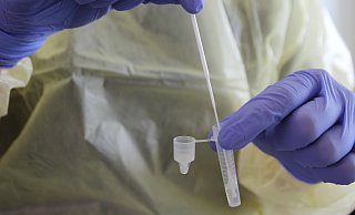 In Herford betreibt die Biekra weiterhin ein Corona-Testzentrum. Die Zahl der Menschen, die das Angebot in Anspruch nehmen, steigt wieder. - Susanne Barth In Herford betreibt die Biekra weiterhin ein Corona-Testzentrum. Die Zahl der Menschen, die das Angebot in Anspruch nehmen, steigt wieder. - Susanne Barth