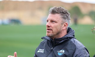 SCP-Trainer Lukas Kwasniok erläutert im Trainingslager in La Nucia den aktuellen Stand des SC Paderborn. - Oliver Krato SCP-Trainer Lukas Kwasniok erläutert im Trainingslager in La Nucia den aktuellen Stand des SC Paderborn. - Oliver Krato
