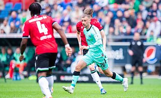 Sebastian Klaas gehörte in Hannover zu den Lichtblicken auf Paderborner Seite. - IMAGO/Noah Wedel Sebastian Klaas gehörte in Hannover zu den Lichtblicken auf Paderborner Seite. - IMAGO/Noah Wedel