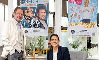 Detlef Hornstein und Bianca Kleine freuen sich auf die nächsten Powerfrauen in der Manifattura. - Veranstalter Detlef Hornstein und Bianca Kleine freuen sich auf die nächsten Powerfrauen in der Manifattura. - Veranstalter