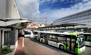 Die neue Linie 223 verbindet die Haltestelle „ZOB/Hauptbahnhof“ mit dem Arvato-Campus an der Reinhard-Mohn-Straße auf direktem Weg. Foto: Andreas Frücht - Andreas Frücht Die neue Linie 223 verbindet die Haltestelle „ZOB/Hauptbahnhof“ mit dem Arvato-Campus an der Reinhard-Mohn-Straße auf direktem Weg. Foto: Andreas Frücht - Andreas Frücht