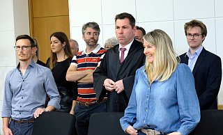 Barbara Hagedorn während der Verhandlung am Verwaltungsgericht in Minden. - Andreas Frücht Barbara Hagedorn während der Verhandlung am Verwaltungsgericht in Minden. - Andreas Frücht