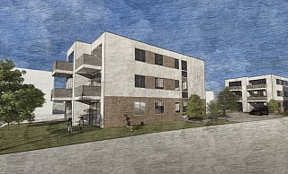 So könnten die Häuser an der Schützenstraße aussehen. - Architekturbüro Flörke und Krys So könnten die Häuser an der Schützenstraße aussehen. - Architekturbüro Flörke und Krys
