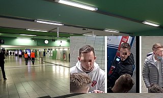 Die Schlägertruppe soll im Tunnel des Hauptbahnhofs zugeschlagen haben. - Wolfgang Rudolf, Polizei Die Schlägertruppe soll im Tunnel des Hauptbahnhofs zugeschlagen haben. - Wolfgang Rudolf, Polizei