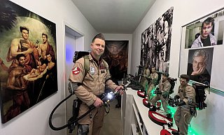 Kevin Wünsch aus Lothe hat eine sehr große und teure Ghostbusters-Sammlung. - Seda Hagemann Kevin Wünsch aus Lothe hat eine sehr große und teure Ghostbusters-Sammlung. - Seda Hagemann