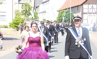König Alexander Wiemers mit seiner Königin Julia Schwickert. - Burkhard Battran König Alexander Wiemers mit seiner Königin Julia Schwickert. - Burkhard Battran