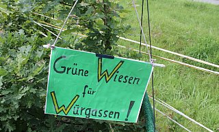 Zu erkennen am gelben "W": Protest der Bürgerinitiative Atomfreies 3-Ländereck. - Manuela Puls Zu erkennen am gelben "W": Protest der Bürgerinitiative Atomfreies 3-Ländereck. - Manuela Puls
