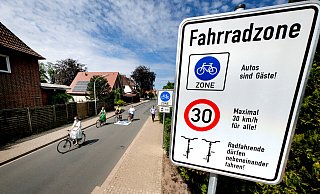 In Bielefeld ist im vergangenen Jahr ebenfalls ein Verkehrsversuch Fahrradzone gestartet. - Andreas Frücht In Bielefeld ist im vergangenen Jahr ebenfalls ein Verkehrsversuch Fahrradzone gestartet. - Andreas Frücht