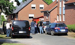 Nach dem Tötungsdelikt in Espelkamp war das SEK-Sonderkommando aus Bielefeld im Einsatz. - Charlotte Mahncke Nach dem Tötungsdelikt in Espelkamp war das SEK-Sonderkommando aus Bielefeld im Einsatz. - Charlotte Mahncke