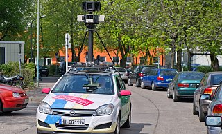 Ein Kameraauto des Internetdiensteanbieters Google. - Tobias Kleinschmidt Ein Kameraauto des Internetdiensteanbieters Google. - Tobias Kleinschmidt