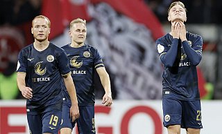 Die Ex-Paderborner (v. l.) Sebastian Vasiliadis und Kai Pröger könnten am Freitag in der Partie bei ihrem Ex-Klub in der Rostocker Startelf stehen. SCP-Leihgabe Jasper van der Werff muss dagegen passen. - picture alliance Die Ex-Paderborner (v. l.) Sebastian Vasiliadis und Kai Pröger könnten am Freitag in der Partie bei ihrem Ex-Klub in der Rostocker Startelf stehen. SCP-Leihgabe Jasper van der Werff muss dagegen passen. - picture alliance