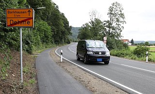 Schneller als geplant: Die B 61 zwischen Dehme und Barkhausen ist wieder frei. - Jörg Stuke Schneller als geplant: Die B 61 zwischen Dehme und Barkhausen ist wieder frei. - Jörg Stuke