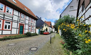 Mit der Denkmalbereichssatzung soll die Struktur des historischen Ortskerns von Schloß Neuhaus besonders geschützt werden. - Marc Schröder Mit der Denkmalbereichssatzung soll die Struktur des historischen Ortskerns von Schloß Neuhaus besonders geschützt werden. - Marc Schröder