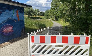 Der Weg, der durch den Werreauenpark führt, gehört nicht zum Landschaftsschutzgebiet. - Dirk Windmöller Der Weg, der durch den Werreauenpark führt, gehört nicht zum Landschaftsschutzgebiet. - Dirk Windmöller
