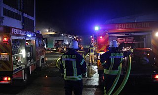 Der Brand am Kornhaus hatte am 5. November in den Abendstunden zu einem Großeinsatz der Warburger Feuerwehr geführt. - Dieter Scholz Der Brand am Kornhaus hatte am 5. November in den Abendstunden zu einem Großeinsatz der Warburger Feuerwehr geführt. - Dieter Scholz