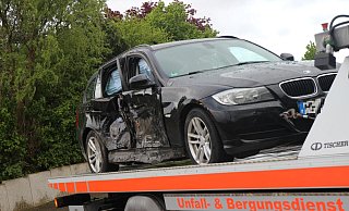 Bei beiden Fahrzeugen entstand ein Totalschaden. - Jan-Henrik Gerdener Bei beiden Fahrzeugen entstand ein Totalschaden. - Jan-Henrik Gerdener