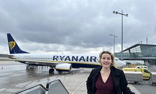 Annika Ledeboer kommt zum Ryanair-Start nach Paderborn. - Jens Reddeker Annika Ledeboer kommt zum Ryanair-Start nach Paderborn. - Jens Reddeker