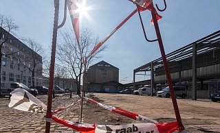 Nach dem Abriss des Schuppens blieb erst einmal eine Parkfläche. - Dennis Angenendt Nach dem Abriss des Schuppens blieb erst einmal eine Parkfläche. - Dennis Angenendt