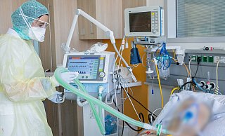 In Bielefelder Krankenhäusern müssen aktuell keine Covid-19-Patienten beatmet werden. - Kai Senf In Bielefelder Krankenhäusern müssen aktuell keine Covid-19-Patienten beatmet werden. - Kai Senf