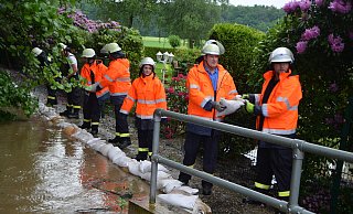 Bild aus dem Jahr 2016: Nach einem Starkregen musste die Feuerwehr zur "Alten Mühle" an der Bussche-Münch-Straße ausrücken. - Mareike Patock Bild aus dem Jahr 2016: Nach einem Starkregen musste die Feuerwehr zur "Alten Mühle" an der Bussche-Münch-Straße ausrücken. - Mareike Patock