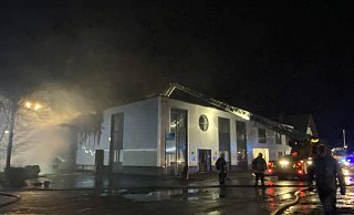 Die Feuerwehr war in Bad Oeynhausen im Großeinsatz. - Nicole Sielermann Die Feuerwehr war in Bad Oeynhausen im Großeinsatz. - Nicole Sielermann