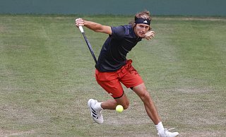 Alexander Zverev begeistert bei seiner Rückkehr auf den Haller Rasen mit einer starken, sehr konzentrierten Leistung. - IMAGO/Hasenkopf Alexander Zverev begeistert bei seiner Rückkehr auf den Haller Rasen mit einer starken, sehr konzentrierten Leistung. - IMAGO/Hasenkopf
