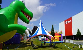 Der Hüpfburgen-Park ist bis Ende August in Paderborn. - Felix Schwien Der Hüpfburgen-Park ist bis Ende August in Paderborn. - Felix Schwien