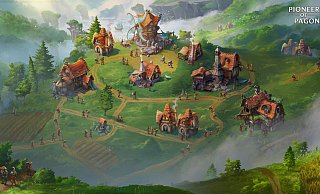 Im Strategiespiel Pioneers of Pagonia bauen wir eine Siedlung, erkunden die Umgebung und errichten einen komplexen Wirtschaftskreislauf. - Envision Entertainment Im Strategiespiel Pioneers of Pagonia bauen wir eine Siedlung, erkunden die Umgebung und errichten einen komplexen Wirtschaftskreislauf. - Envision Entertainment