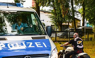 Das Clubheim der Hells Angels an der Erpestraße in Ummeln soll einer der drei Tatorte sein. - CHRISTIAN MATHIESEN Das Clubheim der Hells Angels an der Erpestraße in Ummeln soll einer der drei Tatorte sein. - CHRISTIAN MATHIESEN