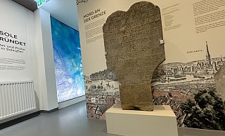 Der Gedenkstein in der Dauerausstellung der Wandelhalle erinnert an die fünf ermordeten Menschen. - Sven Kienscherf Der Gedenkstein in der Dauerausstellung der Wandelhalle erinnert an die fünf ermordeten Menschen. - Sven Kienscherf
