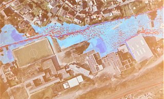 Diese Visualisierung soll zeigen, wie ein Hundertjähriges Hochwasser vor allem den östlichen Innenstadtbereich in der Umgebung des Siechenbachs treffen würde. Repro: Burkhard Battran - Burkhard Battran Diese Visualisierung soll zeigen, wie ein Hundertjähriges Hochwasser vor allem den östlichen Innenstadtbereich in der Umgebung des Siechenbachs treffen würde. Repro: Burkhard Battran - Burkhard Battran