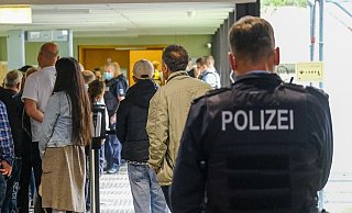 Sicherheitsvorkehrungen werden am Dienstag am Gericht hochgefahren. - Andreas Zobe (Archiv) Sicherheitsvorkehrungen werden am Dienstag am Gericht hochgefahren. - Andreas Zobe (Archiv)